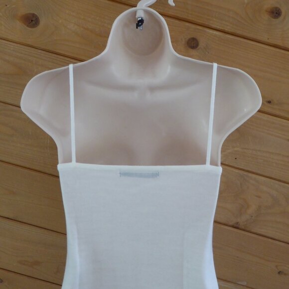 LA BREA Off White Knit Sequin Cami Sleeveless Stretchy Top S EUC - Picture 7 of 9